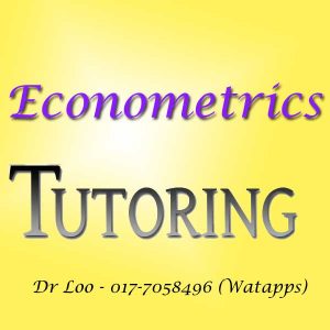 Econometrics Home Tutor